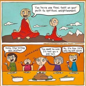 Spiritual Humor - Buddha at the Gas Pump